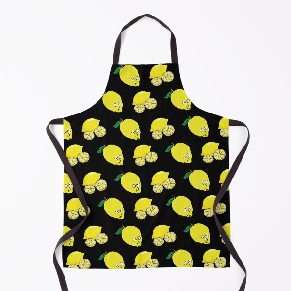 Item preview, Lemons And Slices On Black Background designed and sold by burbankdesigns.