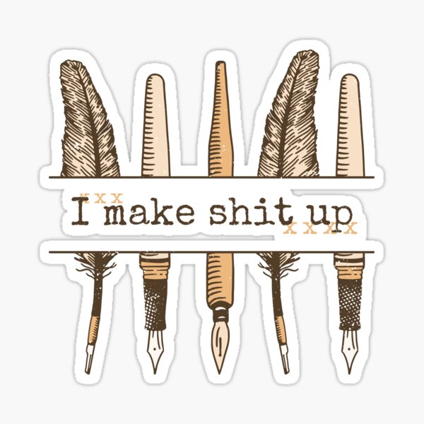 Ink and Quill  Sticker by WritersSpot, Redbubble