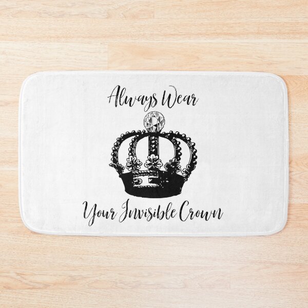 Item preview, Always Wear Your Invisible Crown! Inspirational Gift designed and sold by SSustainable.