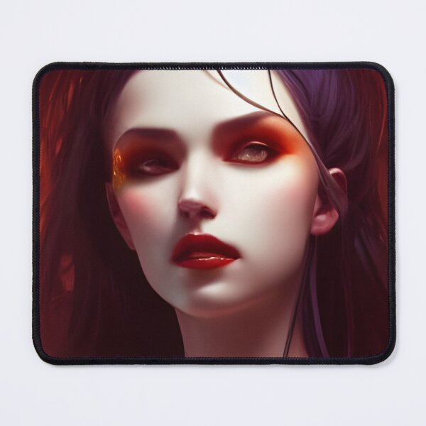 Item preview, Gorgeous Brunette Vampire Seductress Alluring Dark Maiden Beautiful Artwork designed and sold by Eliteijr.