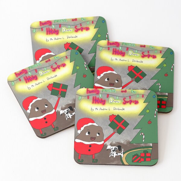 Item preview, Family Meatball Holiday Cover designed and sold by Zoo-by-AJ.