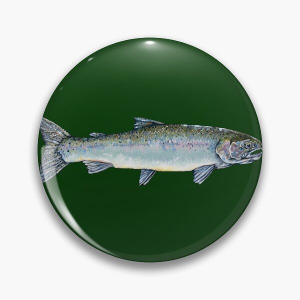 Item preview, Steelhead Trout Original Oil Painting designed and sold by Mark Tollner Art.