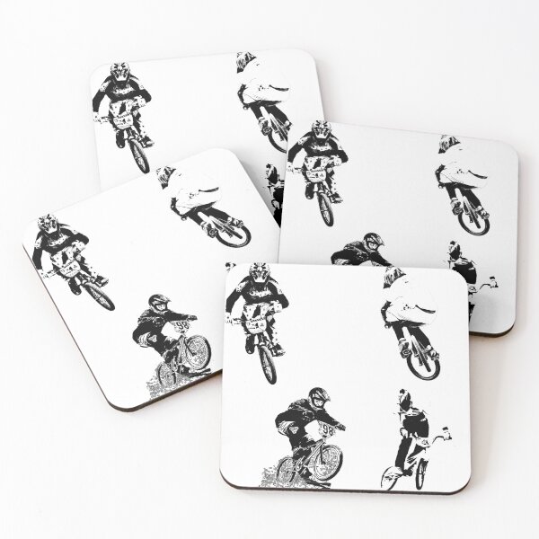 Item preview, bmx race racing mtb downhill sticker decal t-shirt RAD designed and sold by ricobarinas.