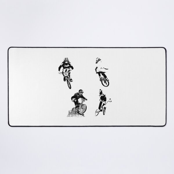 Item preview, bmx race racing mtb downhill sticker decal t-shirt RAD designed and sold by ricobarinas.