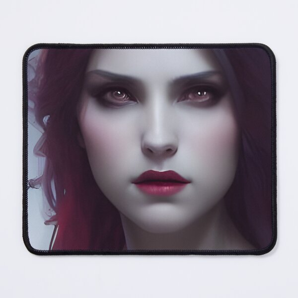 Item preview, Pretty Brunette Vampire Seductress Alluring Dark Maiden Beautiful Artwork designed and sold by Eliteijr.