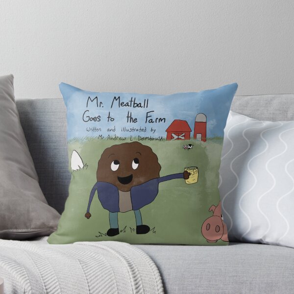 Item preview, Mr Meatball Goes to the Farm Cover  designed and sold by Zoo-by-AJ.