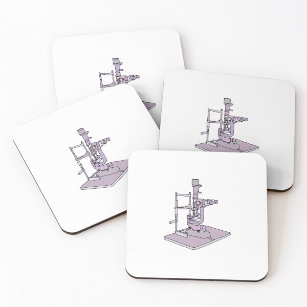 Item preview, Eye Exam Slit Lamp in Purple designed and sold by TheEyeFanatic.