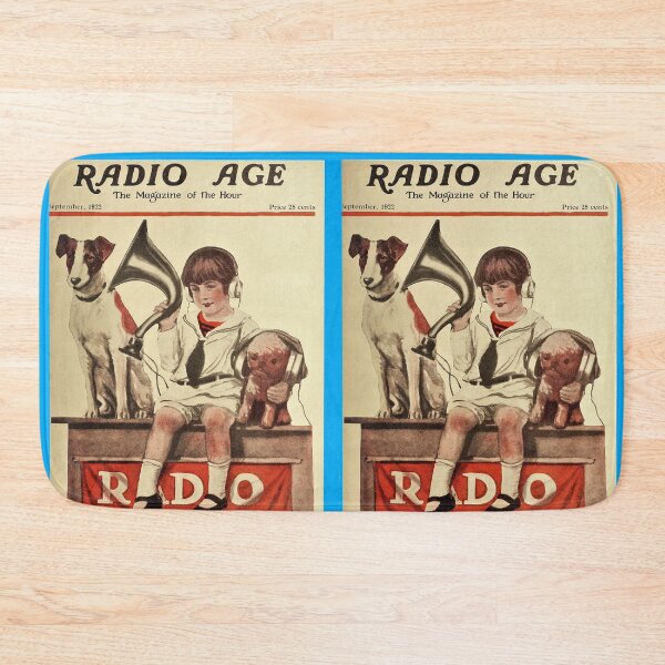 Item preview, RADIO AGE 1922 magazine cover Little Boy and His Dog and toy listen to OTR designed and sold by Love30smovies.