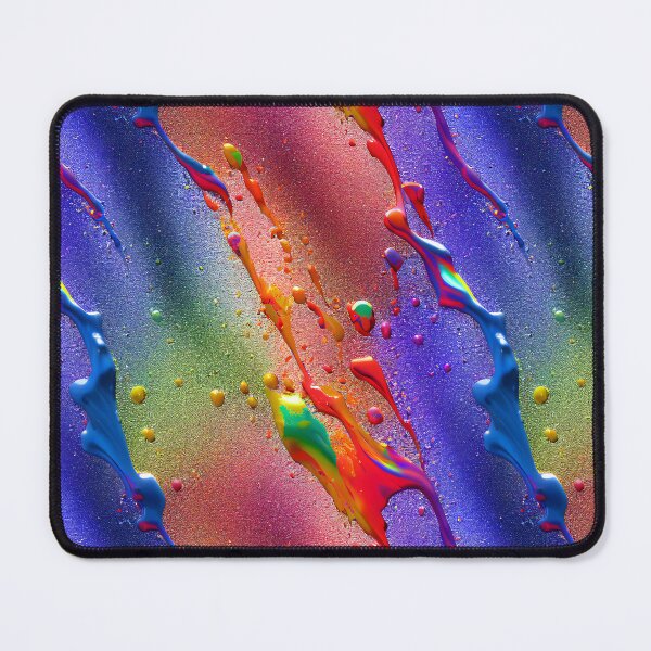 Item preview, Rainbow Drip Ink Flow Splatter Splash Design designed and sold by ClairesPatterns.