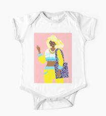 Yellow Streetwear One Piece - Short Sleeve