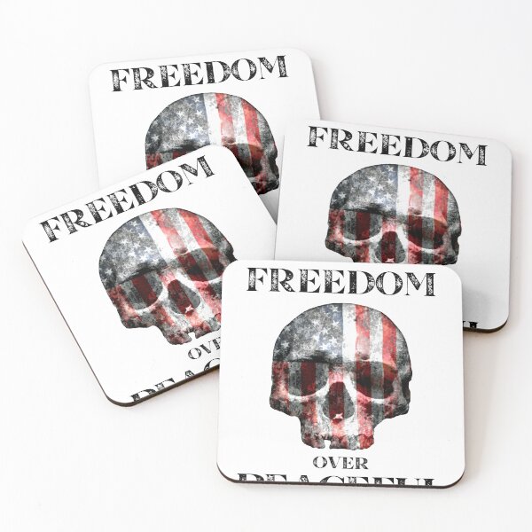 Item preview, I Prefer Dangerous Freedom Over Peaceful Slavery (Black Text) - Thomas Jefferson Quote designed and sold by BlackGrain.