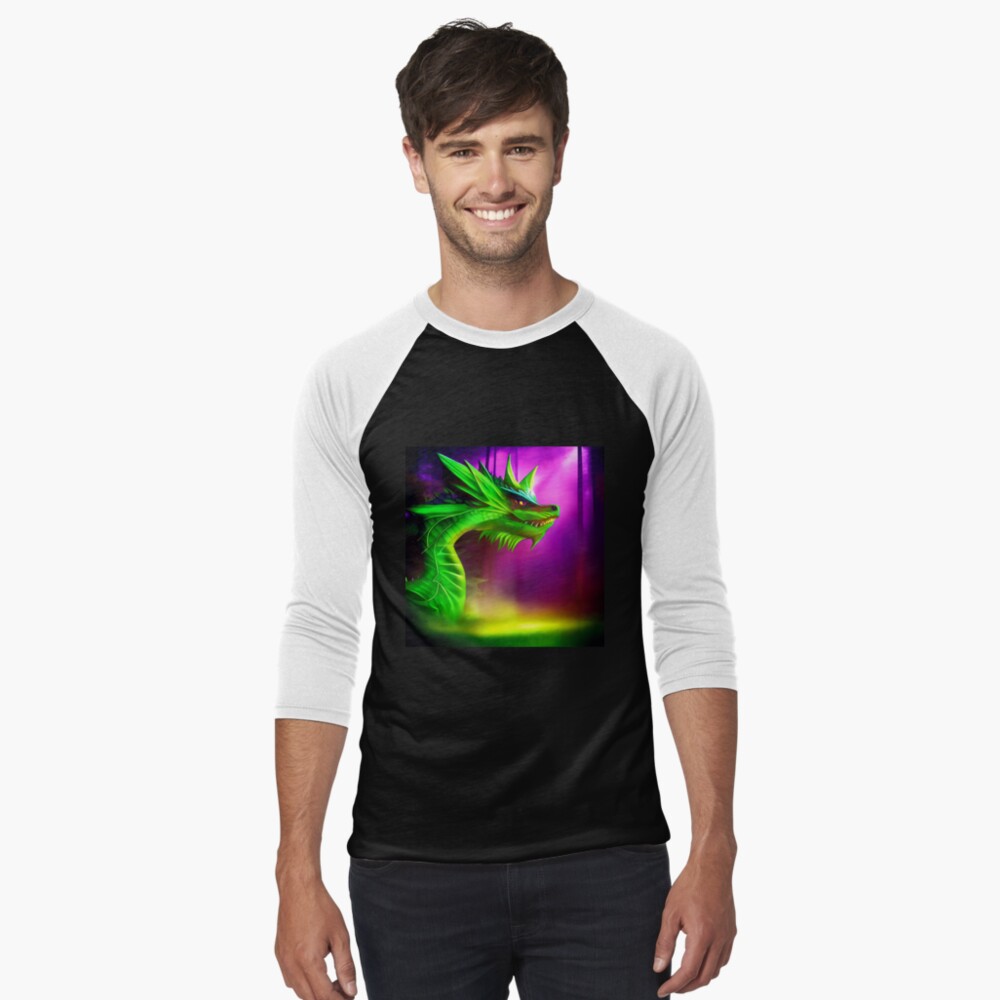 Item preview, Baseball ¾ Sleeve T-Shirt designed and sold by dragynrain.