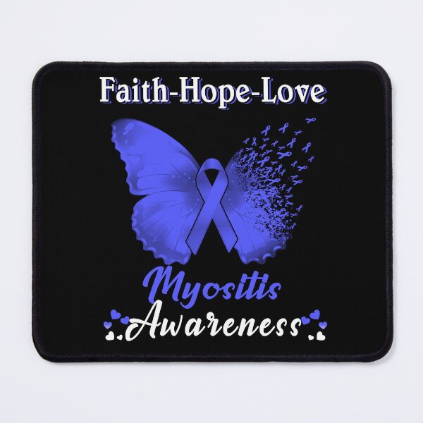Item preview, Faith Hope Love Butterfly Myositis Awareness designed and sold by Gillosina.
