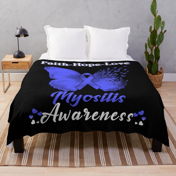 Item preview, Faith Hope Love Butterfly Myositis Awareness designed and sold by Gillosina.