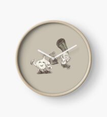 Garlic and Leek gettin down Clock
