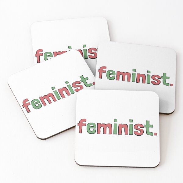Item preview, feminist. SIMPLE TEXT OUTLINE | HOLIDAY STYLE FONT | FEMINISM CHRISTMAS LETTERING designed and sold by Festive Feminist.