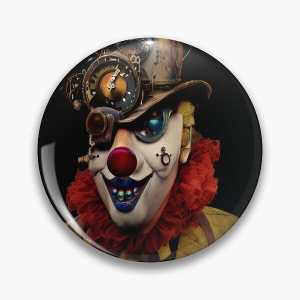Item preview, Digital art image of steampunk clown designed and sold by Gala-life1.