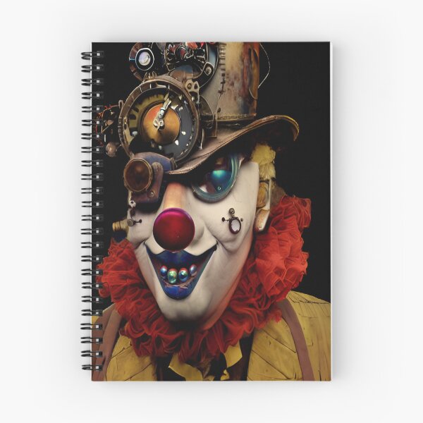 Item preview, Digital art image of steampunk clown designed and sold by Gala-life1.