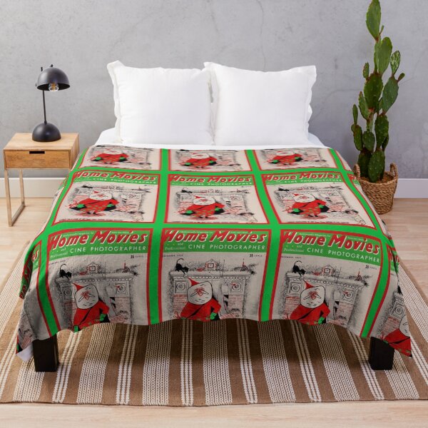 Item preview, HOME MOVIES 1950's magazine cover SANTA CLAUS and RUDOLPH designed and sold by Love30smovies.