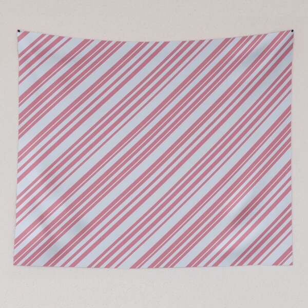 Item preview, Pink & Lavender Diagonal Stripes designed and sold by the-coin-jar-co.