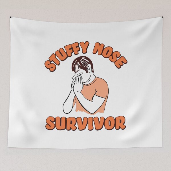 Item preview, Stuffy Nose Survivor Funny Men Women designed and sold by Big Twelve.