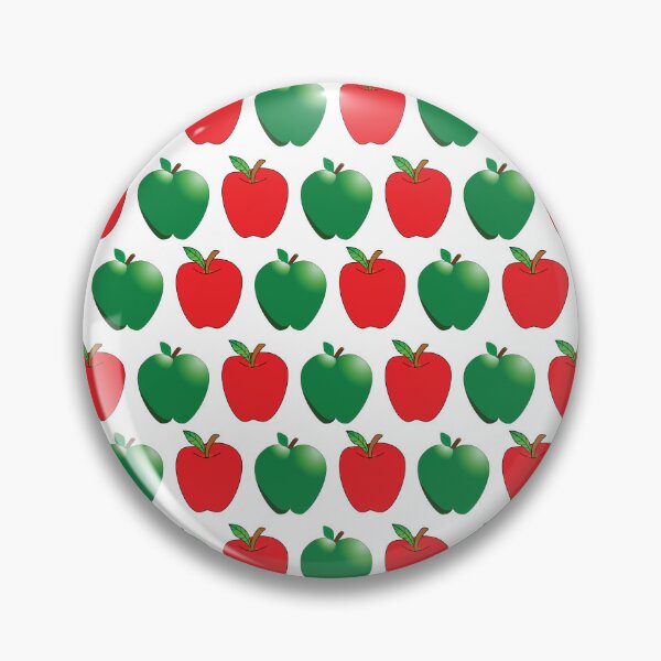 Item preview, Red And Green Apples On White Background designed and sold by burbankdesigns.