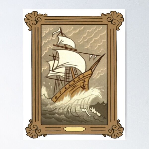 Item preview, Dipper's Clipper Ship Picture (framed) designed and sold by The-Sqoou.