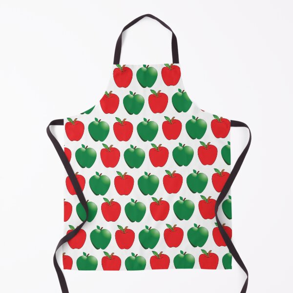 Item preview, Red And Green Apples On White Background designed and sold by burbankdesigns.