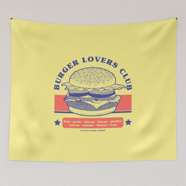 Item preview, Burger Lovers Club designed and sold by Tokyo-Dori Studio .