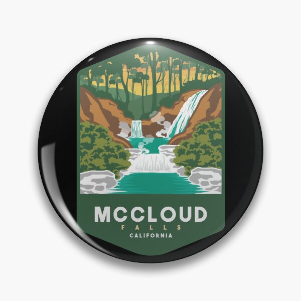 Item preview, McCloud Falls California Waterfall designed and sold by Friday NightCo.