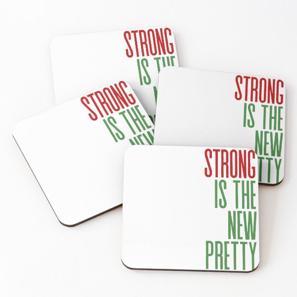 Item preview, STRONG IS THE NEW PRETTY SIMPLE TEXT | HOLIDAY STYLE STRONG IS PRETTY | FIERCE FEMINISM QUOTE MINIMALISTIC designed and sold by Festive Feminist.