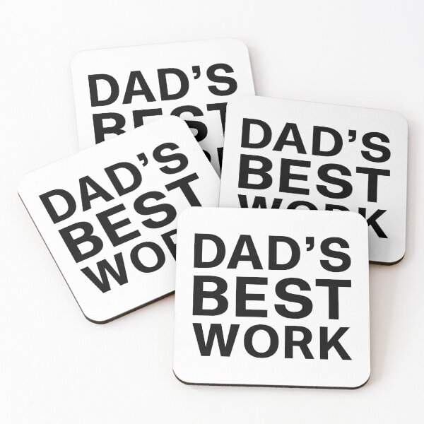 Artikelvorschau, Papas beste Arbeit | Schlechter Papa-Witz entworfen und verkauft von Dadabase Merch.