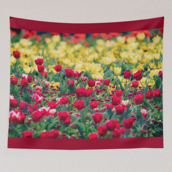 Item preview, Blaze of red and yellow tulips designed and sold by Adriano Carrideo.