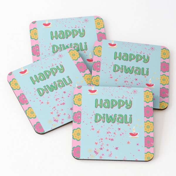 Artikelvorschau, Glückliches Diwali grün-rosa Rangoli entworfen und verkauft von Navitaloves.