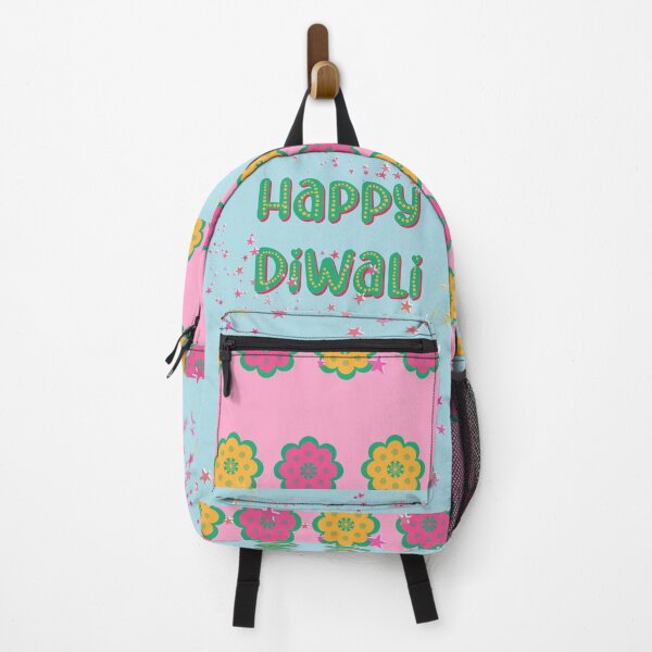 Item preview, Happy Diwali green pink rangoli designed and sold by Navitaloves.