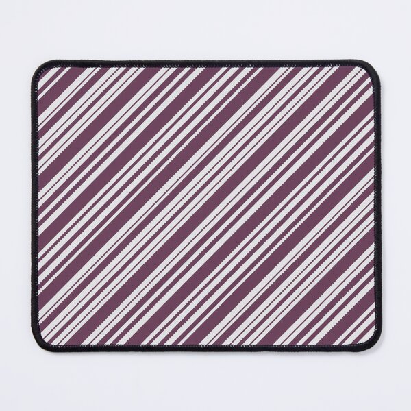 Item preview, Plum & White Diagonal Stripes designed and sold by the-coin-jar-co.