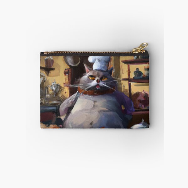 Item preview, Haricot the Cat, chef in the kitchen (Baroque) designed and sold by thecatandkettle.