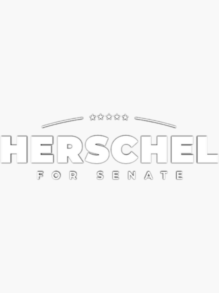 Herschel Walker Senate Sticker For Sale By Timerooster Redbubble