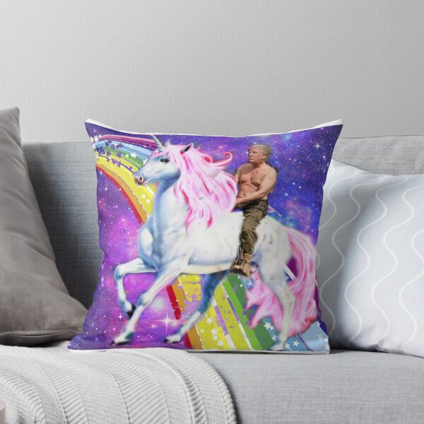 Aperçu de l'œuvre Trump Unicorn Rainbow créée et vendue par joscoart.