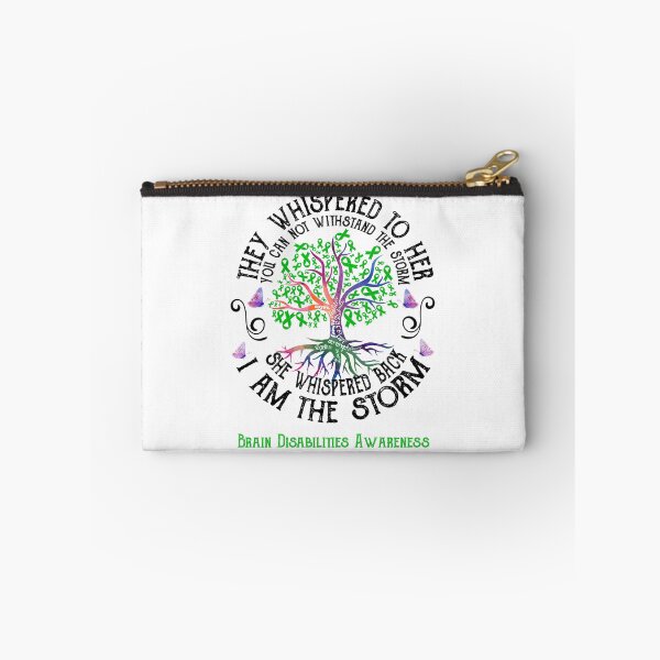 Item preview, Brain Disabilities Awareness - Brain Disabilities Warrior I Am The Storm designed and sold by RunningShop.