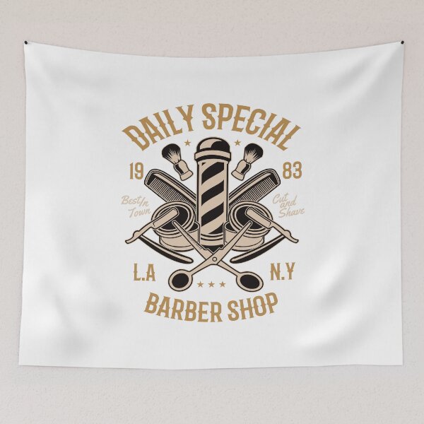 Item preview, Daily Special Barber Shop designed and sold by GraffitiBox.