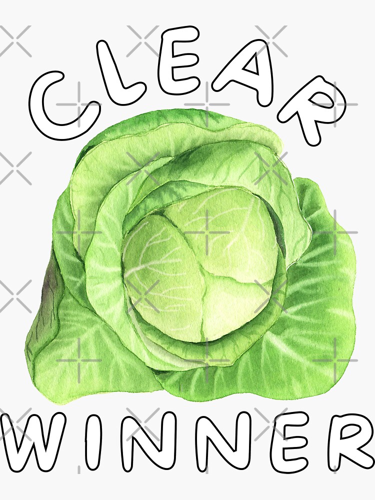 "The Lettuce Won! Liz Truss Lettuce" Sticker for Sale by PositiveEdge