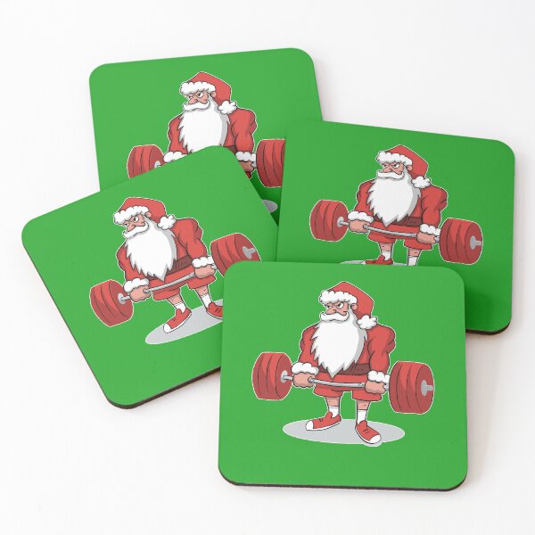 Item preview, Powerlifting Santa Deadlift Santa designed and sold by SusanaDesigns.