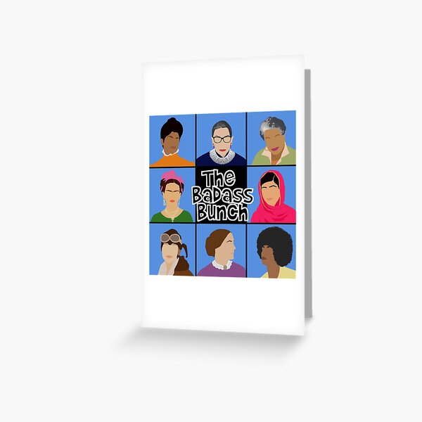 Badass Bunch Greeting Card