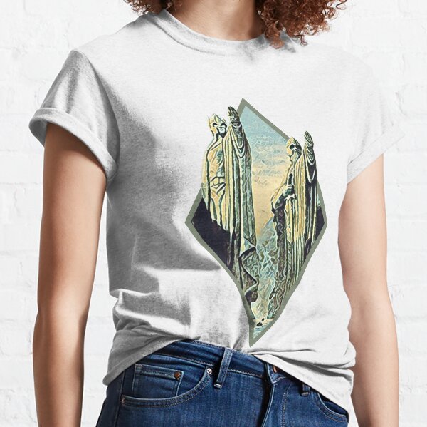 Kings by the River - Digital Art - Diamond Frame - White - Fantasy Classic T-Shirt