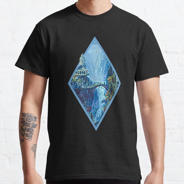 Item preview, The Fellowship Departs - Digital Art - Diamond Frame - Black - Fantasy designed and sold by Fenay Designs.