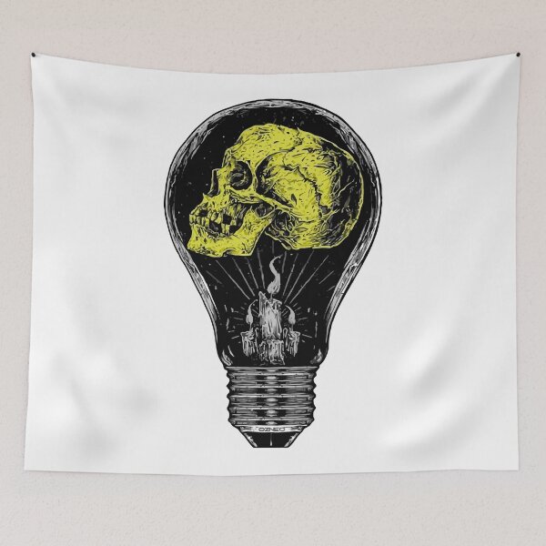 Item preview, best seller Skulltastic in lamp designed and sold by bergeronfrances.