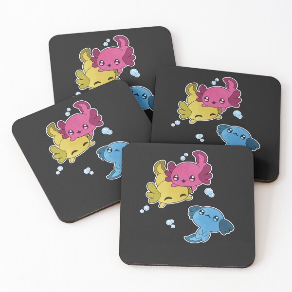Item preview, Pansexual Axolotl LGBT Pride Flag designed and sold by Clara Hollins.