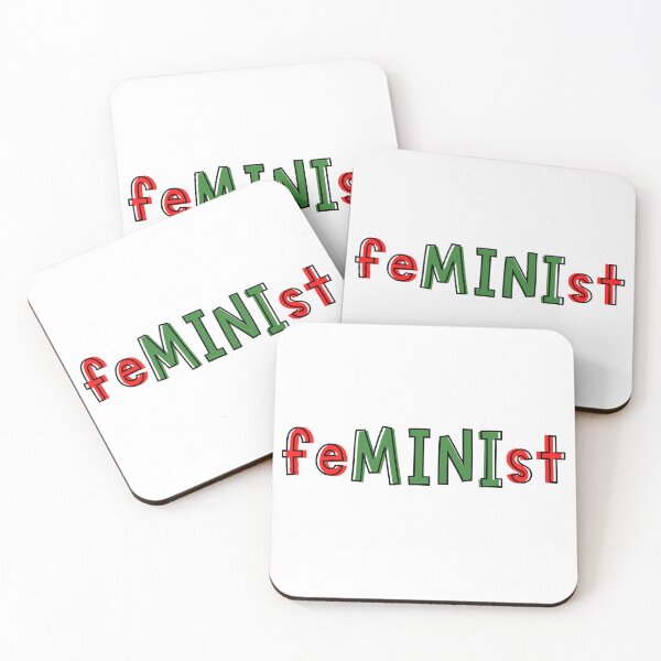 Item preview, feMINIst KIDS FEMINISM SIMPLE TEXT OUTLINE | CHRISTMAS FEMINISTA RETRO BUBBLE TEXT designed and sold by Festive Feminist.