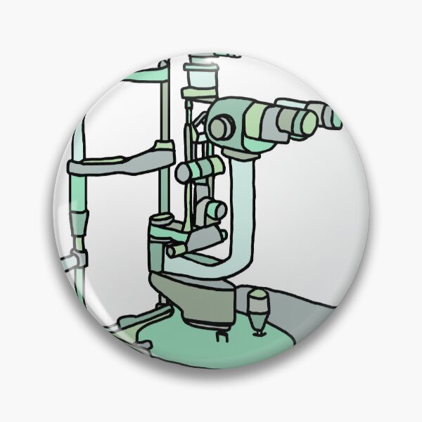 Item preview, Eye Exam Slit Lamp in Green  designed and sold by TheEyeFanatic.